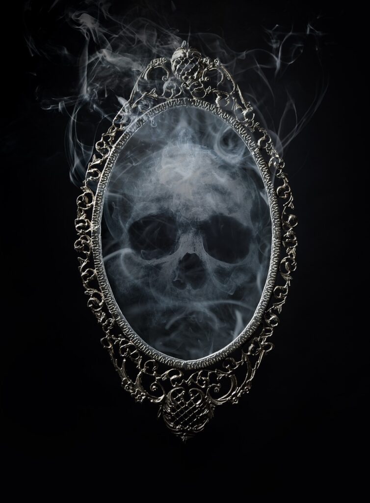 The Missing Reflection skull, mirror, horror, scary, halloween, fantasy, mystical, mysterious, goth, ghost, spirit, smoke, summon, skull, skull, skull, mirror, mirror, mirror, mirror, mirror, horror, horror, horror, horror, scary, halloween, halloween, halloween, fantasy, ghost, ghost, ghost, ghost